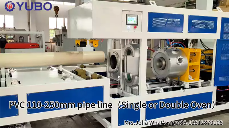 PVC 110 250mm pipe line（Single or Double Oven）