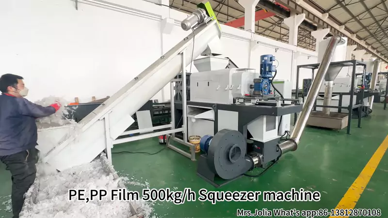 PE,PP Film 500kgh Squeezer machine